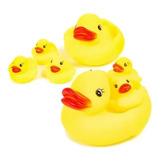 Pack 4 Patos De Hule Baño Juguete Niños