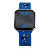 Sonic Reloj Led Paga 1 Llevate 2 Increible Color De La Correa Azul Color Del Fondo Obscuro
