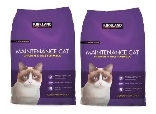 Alimento Gato Pollo Arroz Kirkland Maintenance 22.6 Kg Total