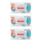 3 Huggies Toallitas Húmedas Puro Y Natural 0m+ X 80 Unidades