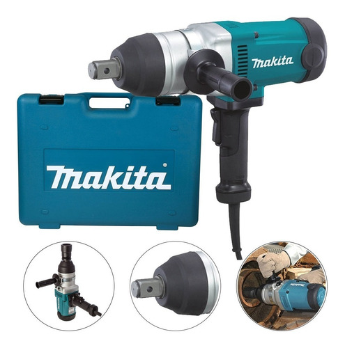 Llave De Impacto Makita Fit 1 1200 W 100 Kgf Tw1000