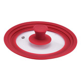 Tapa Universal Para Sartenes Tapa De Vidrio Para Rojo_30cm