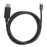 Cable Mini Dp A Dp, Conector Abs Negro Para Computadora Os X