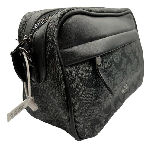 Bandolera Coach Negra De Hombre Premium Remate W14tdcv