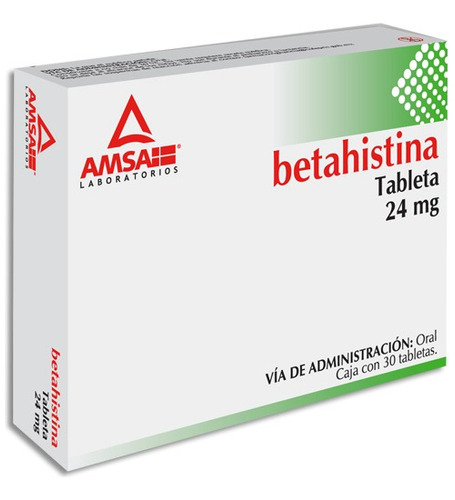 Betahistina 30 Tabletas 24mg
