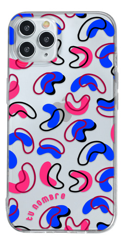 Funda Para iPhone Para Mujer Figuras Abstracto Con Nombre