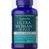 Puritans Pride Ultra Woman 50 Plus Multi-vitamina, 120 Unid