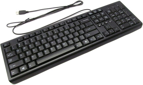 Teclado Hp - Inglés Ee. Uu., Usb Con Cable