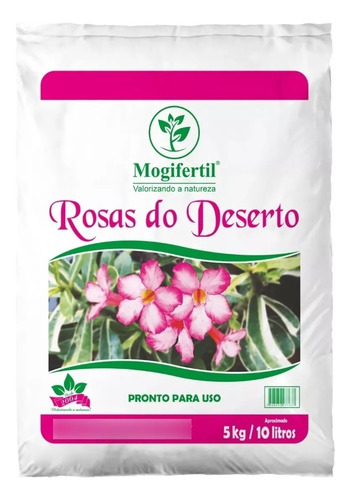 Terra Substrato Rosas Do Deserto 5 Kg (10 Lts) 1 Uni