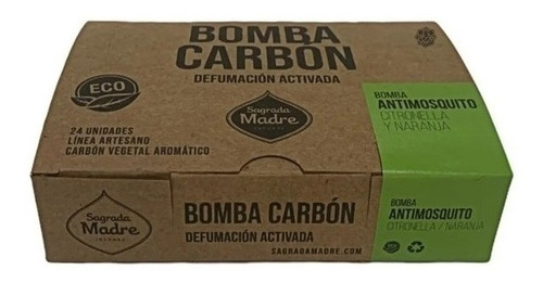 Carbón Bomba Aromática Sagrada Madre X24u Muchas Variedades