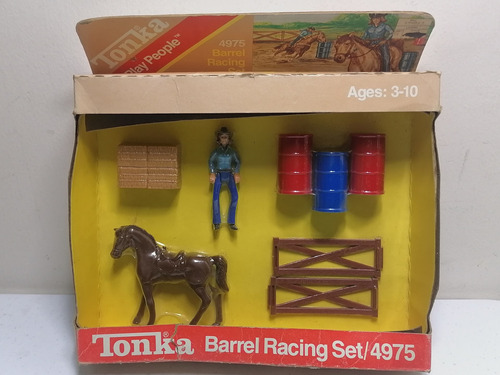 Tonka Barrel Racing Set 4975 Play People 1981