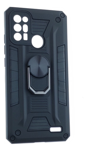 Funda Para Zte Blade A52 Uso Rudo Hibrida Con Anillo