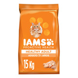 Iams Alimento Seco Para Gato Adulto Sabor Pollo 15kg