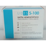 Satín Hemostatico Absorbible Lides S-100 C/10 Pzs(mediacaja)