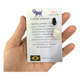 Colar Cordão Amuleto Proteção Signo Áries Pedra Cristal