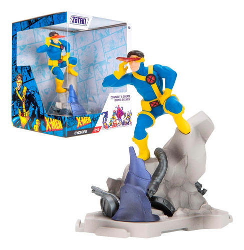 Figura Cíclope X-men Diorama 15cm - Zoteki