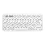 Teclado Bluetooth Logitech K380 Qwerty Español Color Blanco