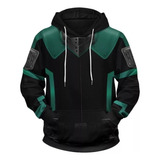 Sudadera Cosplay Deku Mission Midoriya Izuku De Héroe Mundia