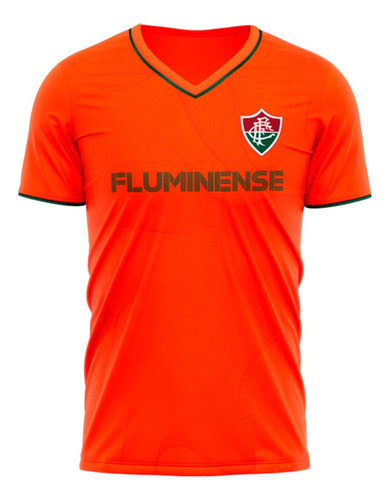 Camiseta Masculina Fluminense Portals Em Dry Max Laranjeiras