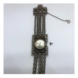Antigo Relógio Bracelete De Pulso Feminino Vendôme  A Corda