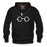 Poleron Cierre, Harry Potter, Hogwarts, Lentes, Xxxl / Kingstore10