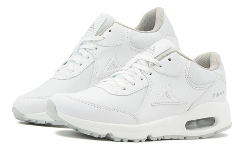 Tenis Pirma Running Urbano Flex Step Blanco Válvula 23-26