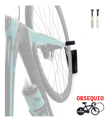 Soporte Bicicleta Pared Original Tornillos  Chazos +obsequio