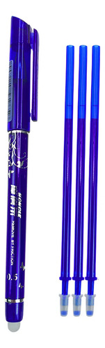 Caneta Apagável Mágica Escreve E Apaga 1 Caneta + 3 Refil