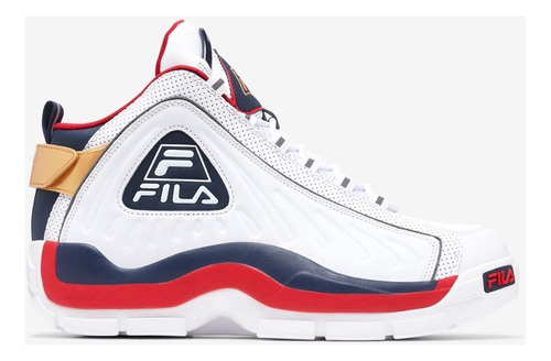 Fila Grant Hill 2 Gb Blanco Azul Rojo Y Dorado De Basquetbol