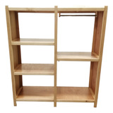 Closet Desarmable De Madera De Pino 60cm Ancho.