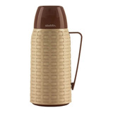 Termo Aladdin Rattan Pico Matero Ampolla Vidrio Mate Cafe 1l