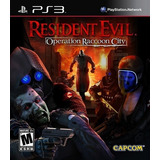 Resident Evil Operation Raccoon City Fisico Ps3