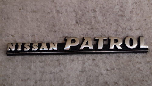 Emblema Letras Nissan Patrol Metal Sin Adhesivo Foto 2