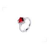 Anillo Rubi Plara 1ra Ley 925 By Thi Tur® Coeur