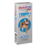 Bravecto Plus Gato 2,8 A 6,25 Kg Transdermal Com Vermífugo