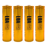 Kit 4 Baterias 18650 3.7v 8000mah Recarregável Gold Ouro
