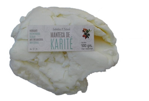 Manteca De Karité X 500 Grs Pura Hidratante Antiage En Once.