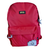 Maleta Morral Bt21 Bts Escolar 14 Lona