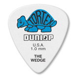 Kit 12 Palhetas Dunlop Tortex Wedge 1.00mm Usa 424r1.0