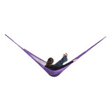 Rede De Dormir Camping Nylon Impermeavel Lilas