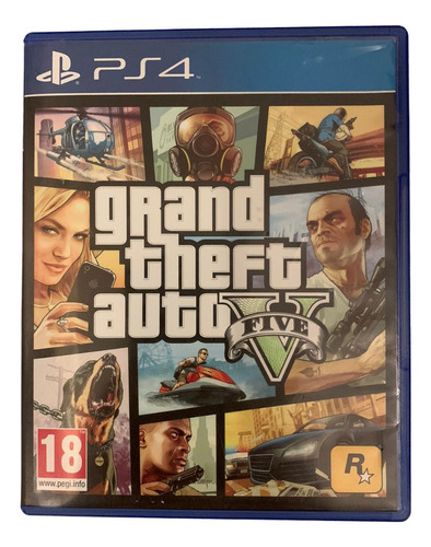 Juego Físico Gta V Original Ps4