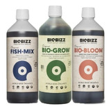  Biobizz Combo Grow , Bloom Y  Fish Mix 1 L Fertilizantes