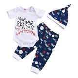 Pantalones Tipo Mameluco Con Estampado De Béisbol I Kids Hat