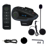 Intercomunicador Bluetooth V8 Casco Moto 5 Vias 1200 Metros