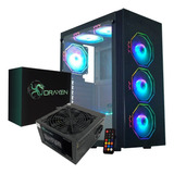 Gabinete Asgard Polygon 02z5 Argb Fonte Draxen 600w