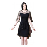 Starry Gorgeous Banquete Moda Vestidos Casual Mujer