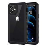 Estuche Lanhiem Para iPhone 12, Estuche Impermeable A Prueba