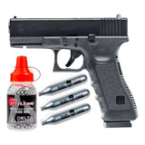 Pistola Co2 Umarex Glock 17 Blowback Replica 4,5 Mm + Kit
