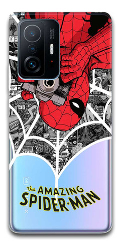 Funda Transparente Spiderman Para Xiaomi