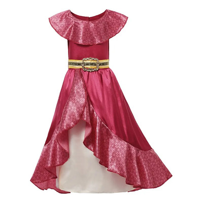 Disfraz De Cosplay Rojo De Princesa Elena Clásico Para Niñas